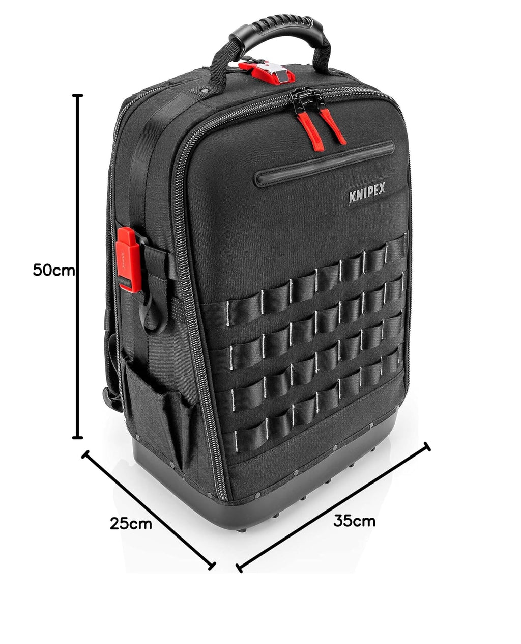 Werkzeugrucksack Modular X18 18 l leer 00 21 50 LE mit Laptop-Fach 58 Steckmöglichkeiten 530 x 340 x 210 mm
