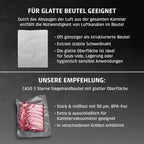 Kammervakuumierer VacuChef 40 Modell 1417 3L Vakuumkammer 70L/min Doppelte Schweißnaht inkl 20 Vakuumbeutel