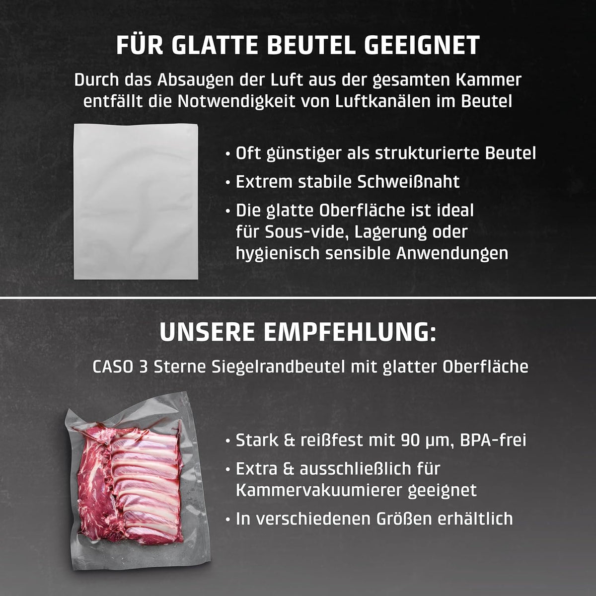 Kammervakuumierer VacuChef 40 Modell 1417 3L Vakuumkammer 70L/min Doppelte Schweißnaht inkl 20 Vakuumbeutel