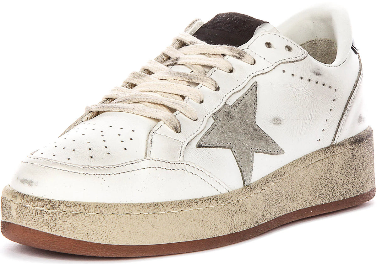 Golden Goose Ballstar 2 In White Black For Women