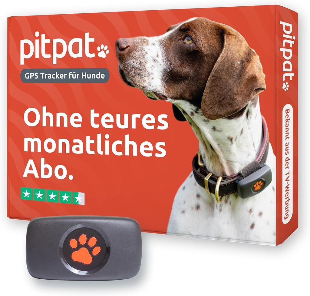 GPS Hundetracker ohne Abo Satellitenortung Echtzeit Standort Tracking wasserdicht universell Halsband