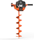 Erdbohrer Benzin FX-EB152 52cc 3 PS mit 100 150 200 mm Bohrern Erdlochbohrer Pfahlbohrer