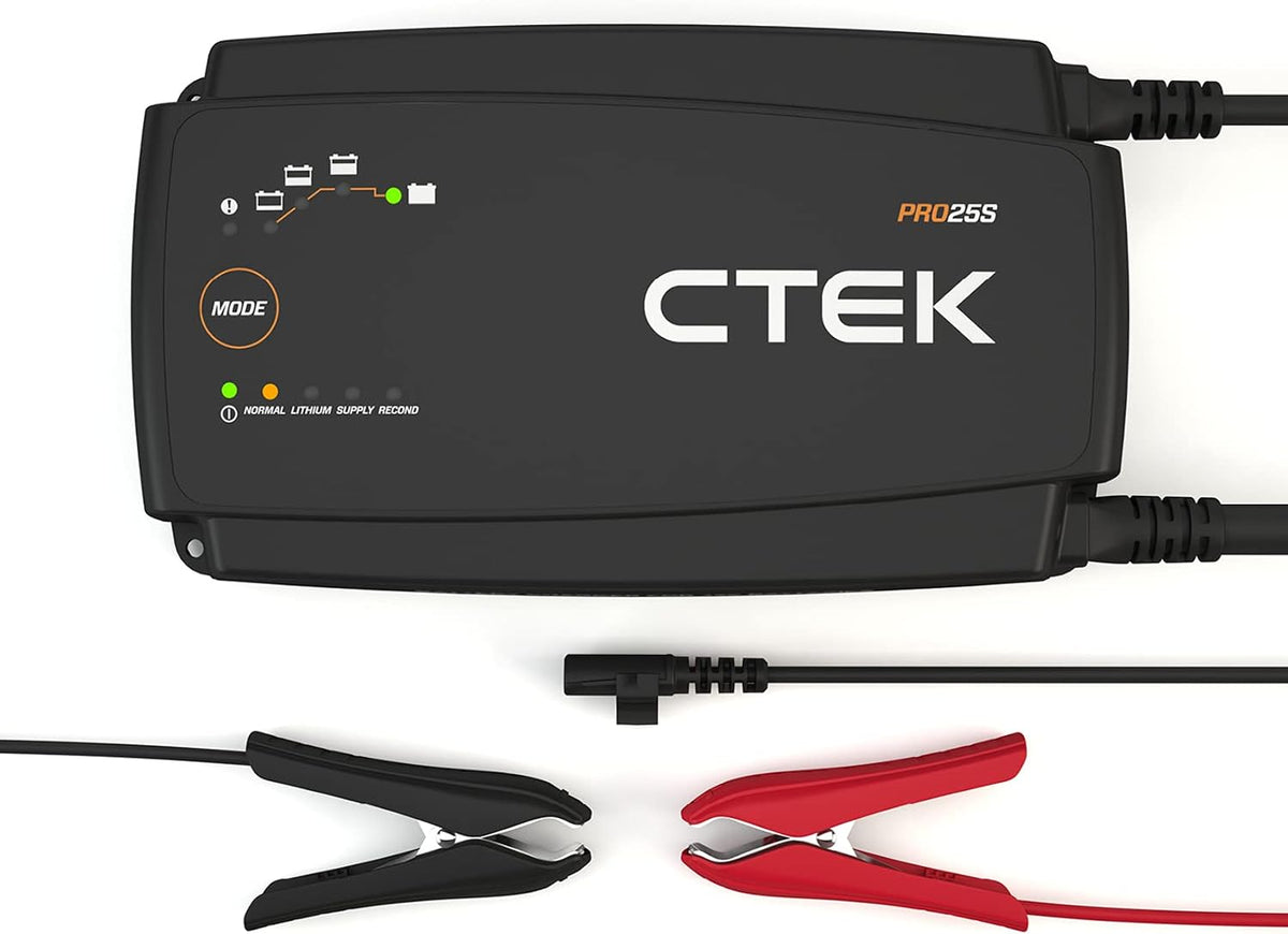 Batterieladegerät 12V 25A PRO25S für Blei-Säure und LiFePO4 Batterien mit Rekonditionierung