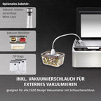 Kammervakuumierer VacuChef 40 Modell 1417 3L Vakuumkammer 70L/min Doppelte Schweißnaht inkl 20 Vakuumbeutel