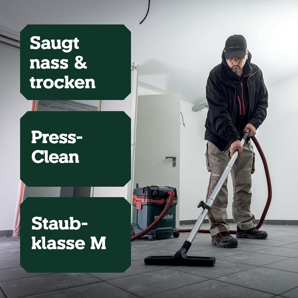 Allessauger Nass- und Trockensauger ASA 30 M PC 602087000 30L Staubklasse M Filterabreinigung 8m Kabel