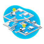 WLAN Repeater 6000 Wi-Fi 6 bis 6000 MBit/s Tri-Band 2,4 GHz 5 GHz 5 GHz WLAN Mesh 2,5-Gigabit-LAN WPS