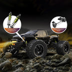Brushless RC Monster Truck 1:10 4WD bis 50 km/h All-Terrain wasserdicht mit Carbonfaser und Fernsteuerung