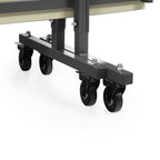 Outdoor-Tischtennisplatte S500o klappbar 6 mm wetterfest 274 x 152,5 x 76 cm mit Rollen und Alleintraining-Funktion