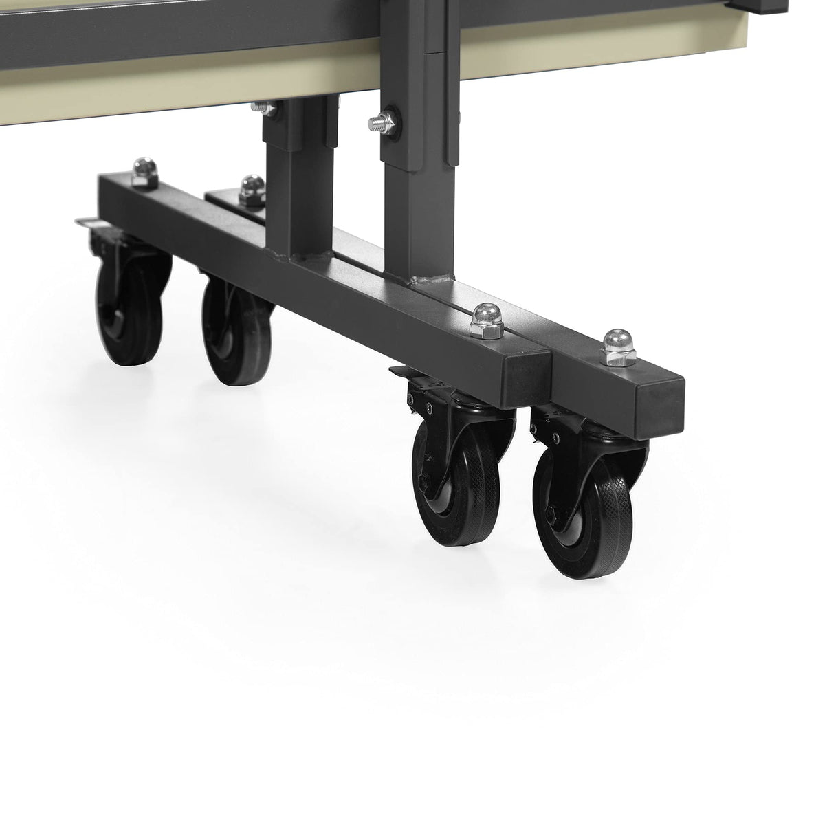 Outdoor-Tischtennisplatte S500o klappbar 6 mm wetterfest 274 x 152,5 x 76 cm mit Rollen und Alleintraining-Funktion