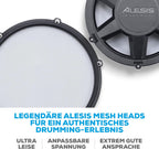 E-Drum Set 8-teilig Nitro Max Kit 10 Zoll Dual-Zone Snare Mesh Pads Bluetooth USB MIDI 440+ Sounds