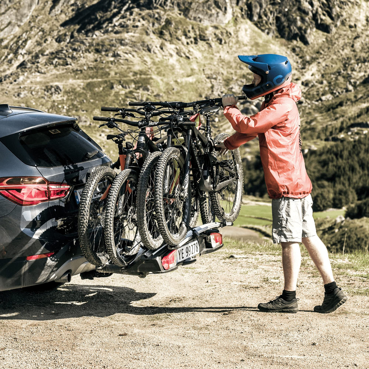 Fahrradadapter für Fahrradträger VeloSpace XT Modell 938100 aus Aluminium mit 15 kg Zuladung und Schnappmontage