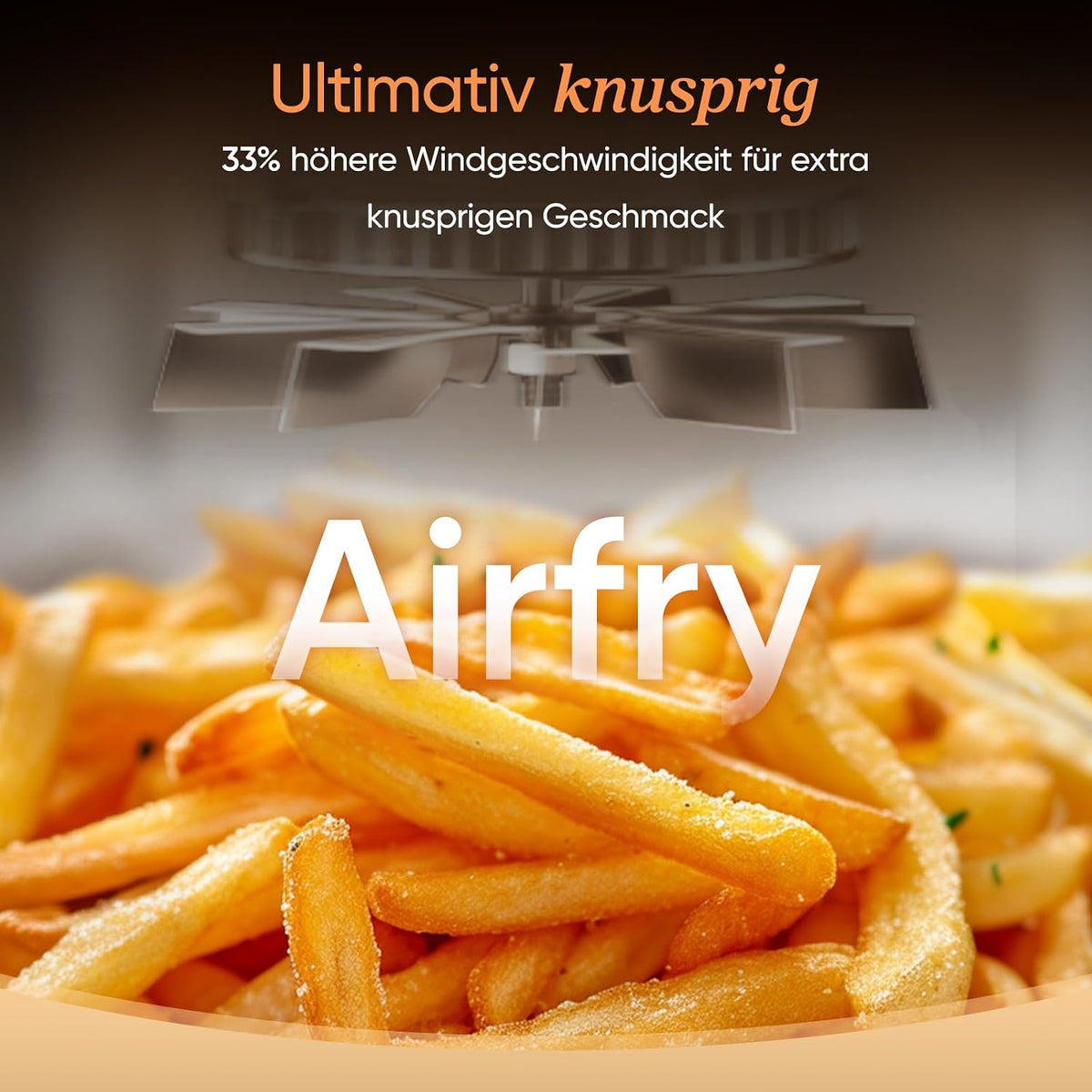 Heißluftfritteuse Turbo Tower Pro DC112 10,8 L 2630 W mit Keramikbeschichtung 2 Frittierkörben und Edelstahlrost