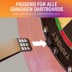 Dartscheiben-Kamerasystem Omni mit automatischer Punkterfassung LED-Ringlicht WLAN und DartCounter-App