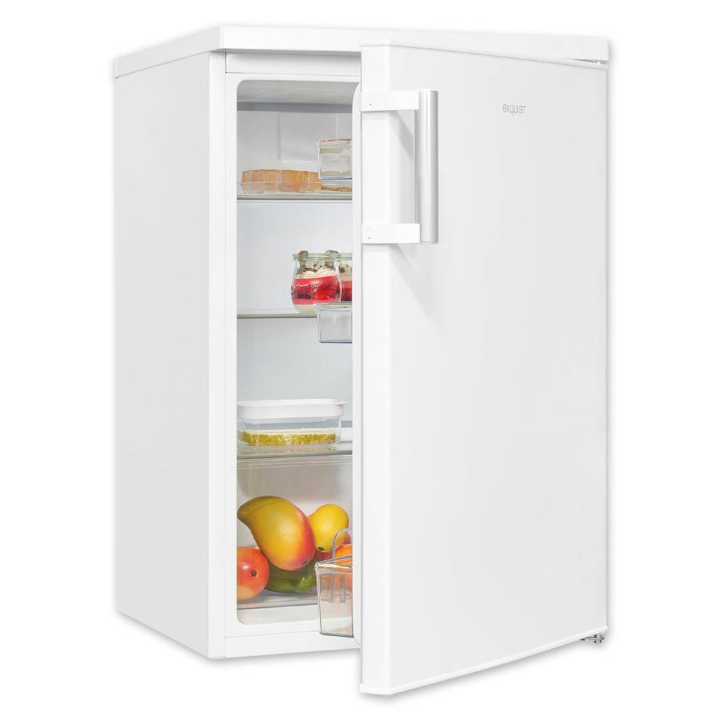 133L Kühlschrank ohne Gefrierfach KS516-V-H-010E 3 Glasablagen LED Gemüseschublade wechselbarer Türanschlag Energieklasse E