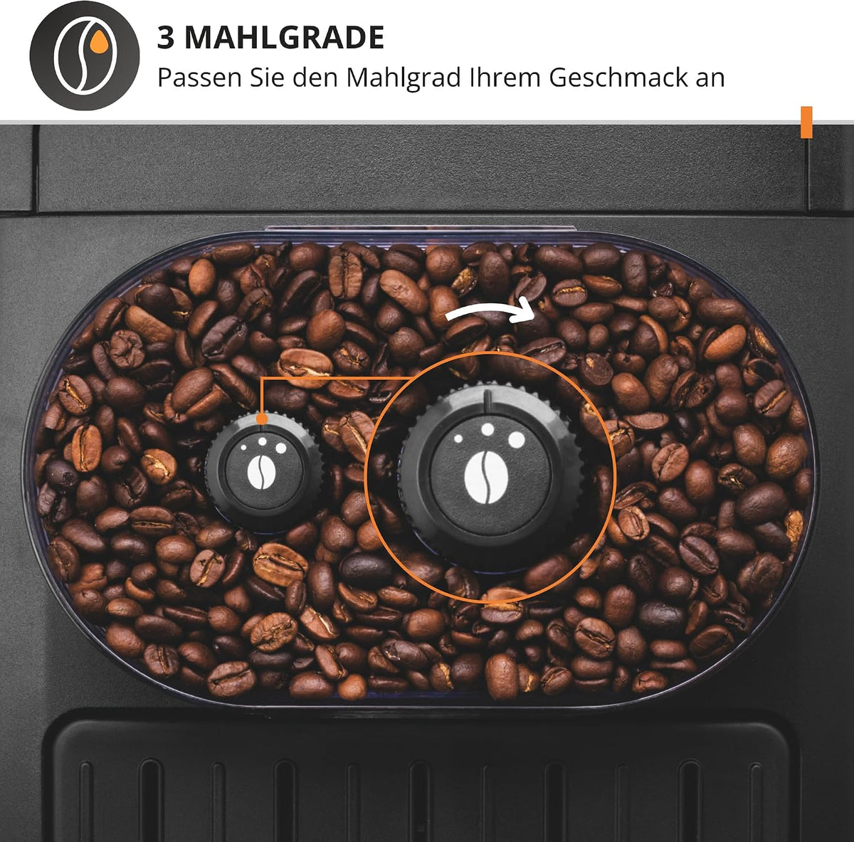 Kaffeevollautomat EA810870 1,8L 1450W mit Milchschaumdüse 2-Tassen Funktion Thermoblock System