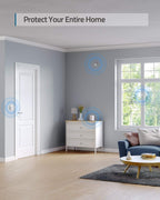 5-teiliges Smart Home Sicherheitssystem mit Bewegungssensor App-Steuerung 2560 x 1440 und 2 Tür- und Fenstersensoren
