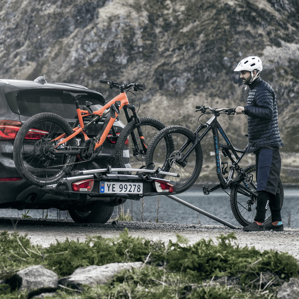 Fahrradadapter für Fahrradträger VeloSpace XT Modell 938100 aus Aluminium mit 15 kg Zuladung und Schnappmontage