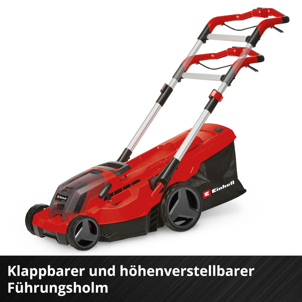 Akku-Rasenmäher GP-CM 36/450 36 V 38 cm Schnittbreite Brushless 45 l Fangkorb 2x 4,0 Ah Akkus Twincharger