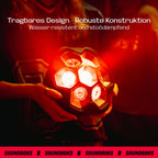 Tragbares Partylicht mit Akku IP65 Soundaktivierung App-Steuerung 2 LEDs und TeamUp-Synchronisation