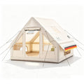Aufblasbares Glamping-Zelt 72605 für 2–4 Personen 420D Oxford 4000–5000 mm mit Dachfenster und Luftpumpe