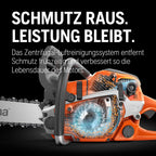 Benzin-Kettensäge 120 Mark II 967861903 38,2 cm³ 1,4 kW 14 Zoll Schiene H37 Kette 16,8 m/s