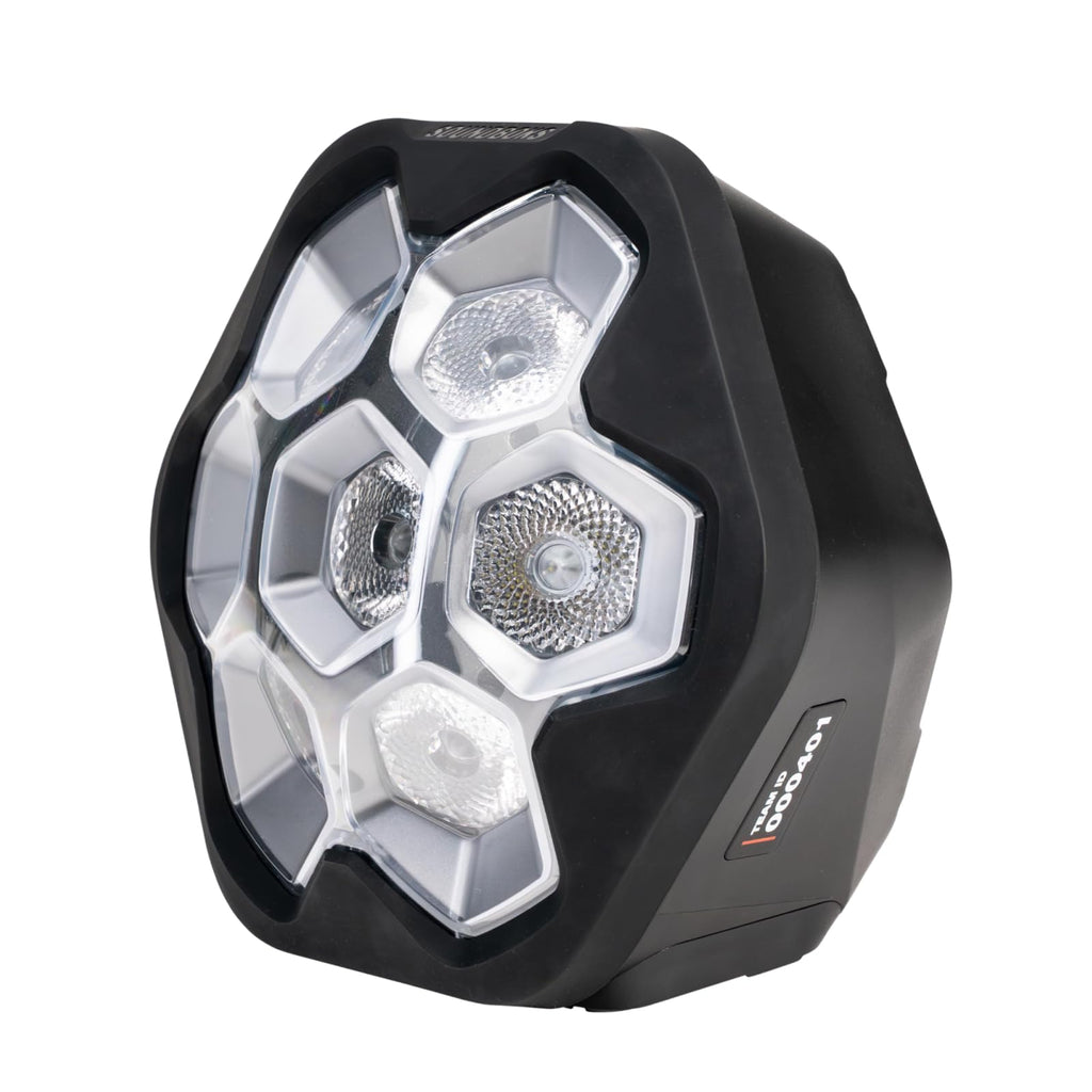 Tragbares Partylicht mit Akku IP65 Soundaktivierung App-Steuerung 2 LEDs und TeamUp-Synchronisation