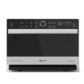 Multifunktionsmikrowelle MW 3391 SX 33 L 1000 W mit Heißluft Grill CrispFry Dampfgaren und Dampfgarbehälter