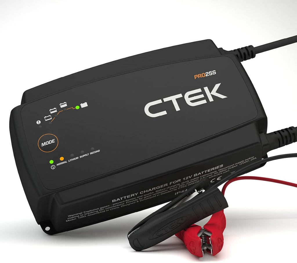 Batterieladegerät 12V 25A PRO25S für Blei-Säure und LiFePO4 Batterien mit Rekonditionierung