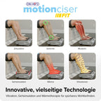 Elektrisches Fußmassagegerät MotionCiser mit Gehsimulation 10 Vibrationsstufen Infrarot-Wärme und Trainingsbändern