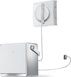 Fensterputzroboter W2 Pro Omni WG851-11 Glasreinigung 6-in-1 Station Win-SLAM 4.0 12-Stufen Schutz 3-Düsen Sprühkopf Weiß