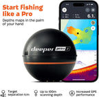 Fischfinder Echolot Pro+ 2 mit GPS Tiefenmesser Sonar für Kajak Boot Eisangeln App Verbindung bis 100 m