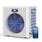 Pool Wärmepumpe H5 5 kW für Pools bis 20 m³ COP 5,51 Heizen Kühlen WLAN Steuerung Titan-Wärmetauscher
