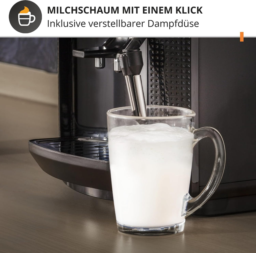 Kaffeevollautomat EA810870 1,8L 1450W mit Milchschaumdüse 2-Tassen Funktion Thermoblock System