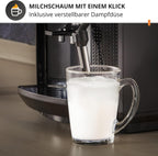 Kaffeevollautomat EA810870 1,8L 1450W mit Milchschaumdüse 2-Tassen Funktion Thermoblock System