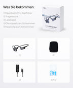 Knochenschall Schwimm Kopfhörer OpenSwim Pro S711 IP68 32GB MP3 Bluetooth 5.4 9h Kabelloses Laden Grau
