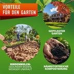 Elektrischer Walzenhäcksler DBHC002 3100 W bis 44 mm Aststärke mit 2 x 60 L Auffangbeuteln