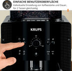 Kaffeevollautomat EA810870 1,8L 1450W mit Milchschaumdüse 2-Tassen Funktion Thermoblock System