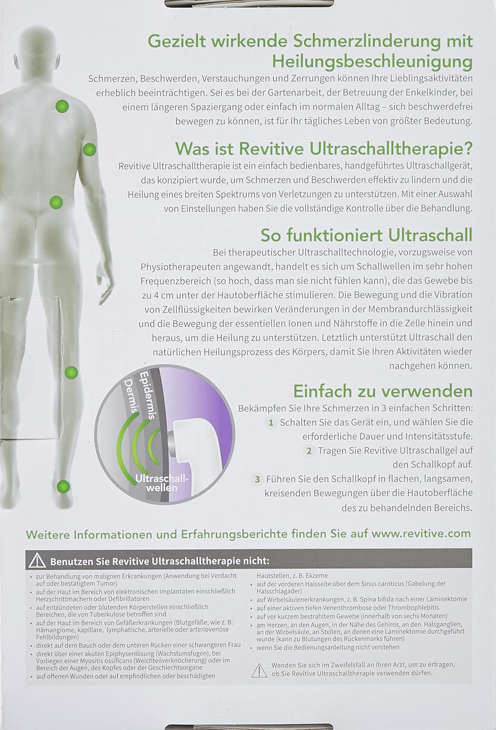 Ultraschalltherapiegerät tragbar mit Ultraschallgel für Körperanwendungen