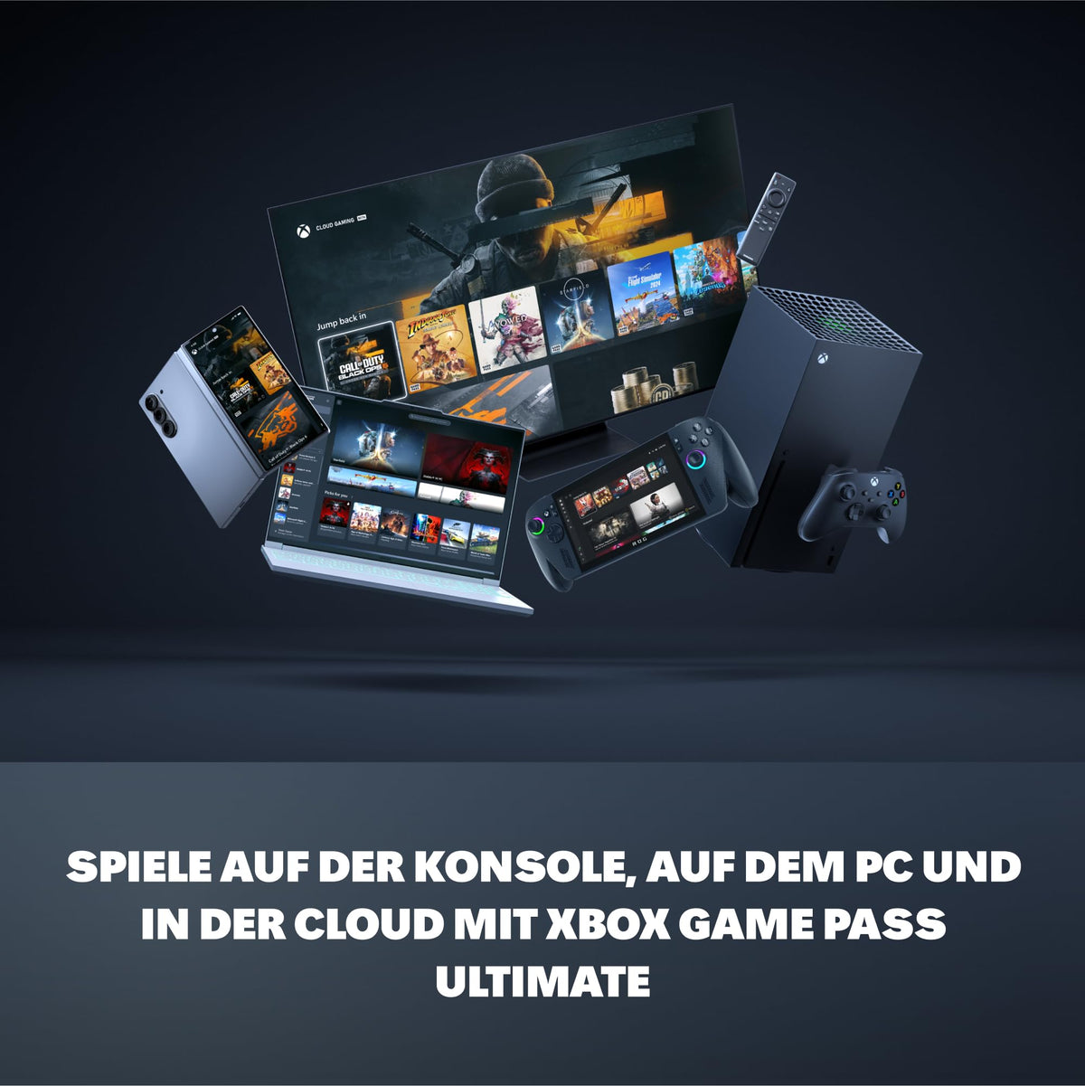 Xbox Series S Spielekonsole 512 GB SSD mit Wireless Controller HDMI-Kabel und Stromkabel