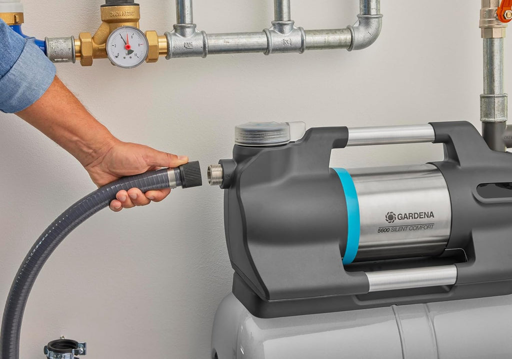 Hauswasserwerk 6300 SilentComfort 6300 l/h 25 l Wasserspeicher Bluetooth-Steuerung integrierter Filter