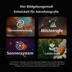 Smart-Teleskop Seestar S30 Pro für Astrofotografie 30 mm Objektiv 4K-Dual-Kamera Auto-Tracking GoTo App-Steuerung