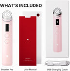 LED Hautpflegegerät Age-R Booster Pro Pink 6-in-1 Gesichtsgerät für Hautpflege Pore Care LED Gerät Kosmetik
