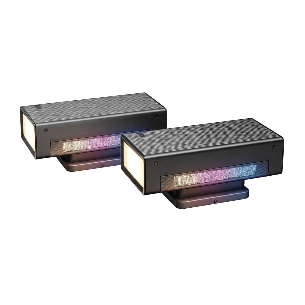 Outdoor UpDown LED Wandleuchten 2er Pack RGBICWW 1400 lm 2700K–6500K IP66 WLAN Bluetooth Matter kompatibel