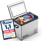 Kompressor Kühlbox mit Gefrierfunktion 50L 12V 230V bis -20°C App-Steuerung für Auto Camping und Reisen