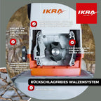 Gartenhäcksler Walzenhäcksler ILH 3000 A 3000W 44mm Aststärke leises Schneidsystem 60L Fangbox