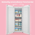 Gefrierschrank RCU160WH2(E) 160 Liter 4-Sterne-Gefrieren bis -24 °C 4 Fächer wechselbarer Türanschlag