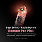 LED Hautpflegegerät Age-R Booster Pro Pink 6-in-1 Gesichtsgerät für Hautpflege Pore Care LED Gerät Kosmetik