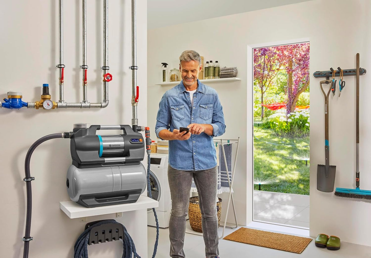 Hauswasserwerk 6300 SilentComfort 6300 l/h 25 l Wasserspeicher Bluetooth-Steuerung integrierter Filter