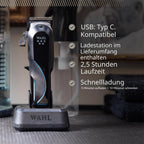 Kabelloser Haarschneider Senior 2.0 8000 U/min DLC-Klinge 0,5-1,2 mm mit 7 Aufsteckkämmen
