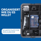 Akku-Rotationswerkzeug 8250 12 V 5000–30000 U/min bürstenlos mit 65 Zubehören 5 Aufsätzen 2 Akkus und Ladegerät